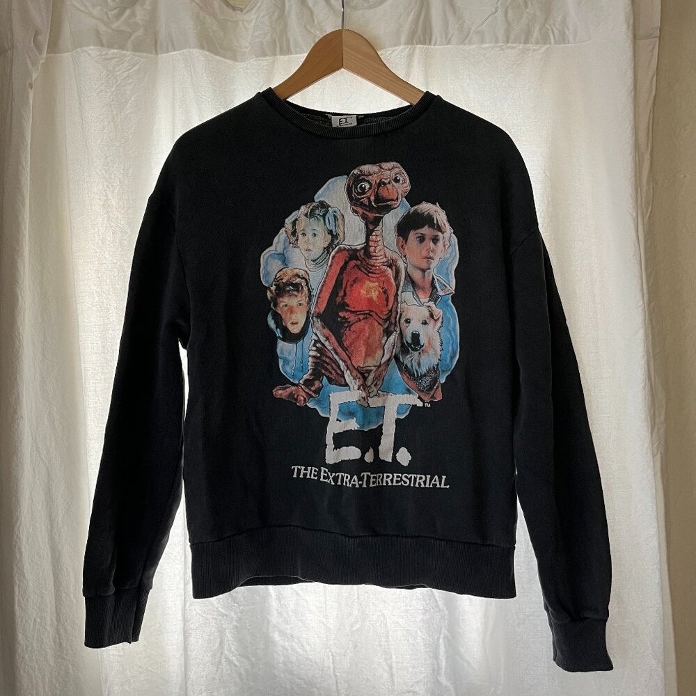 Retro ET sweatshirt - black - ZARA - size S